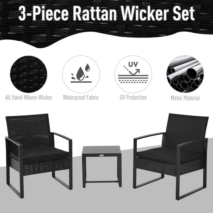 Rattan Bistro Set For 2