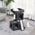 Cats 3-Tier Sisal Rope Leisure Tree Pawhut