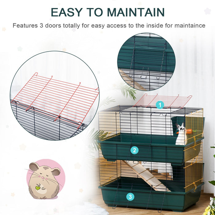 Large Animal Cage For Small Animals - 80x44x82cm