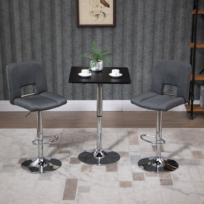 Square Bar Table Homcom