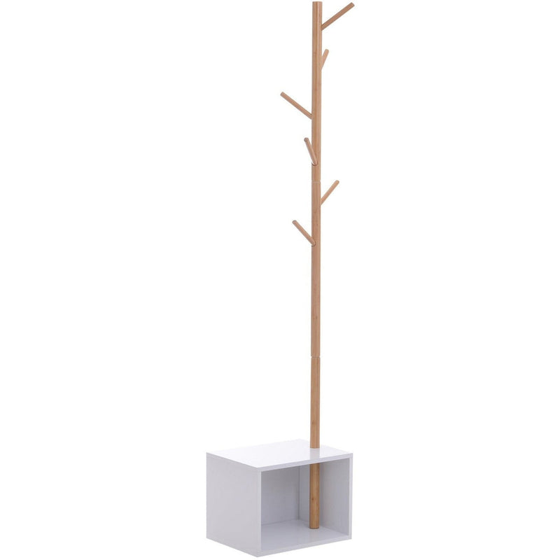 Coat Rack Storage Bench Hall Tree 180 cm