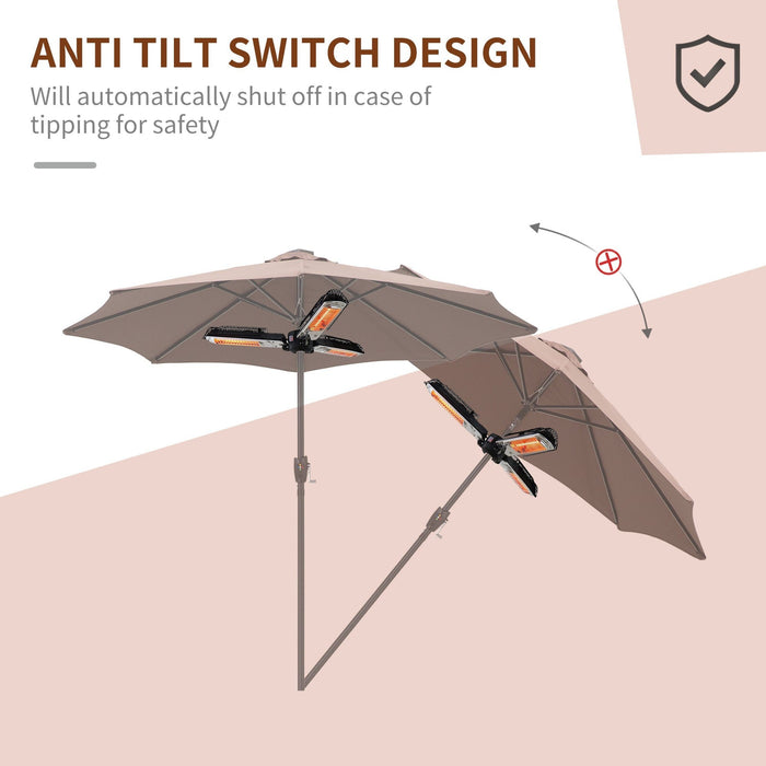 2000W Patio Heater For Umbrella