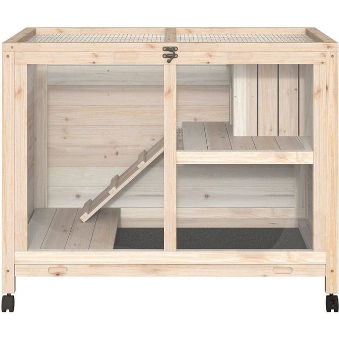 Indoor Wooden Rabbit Hutch