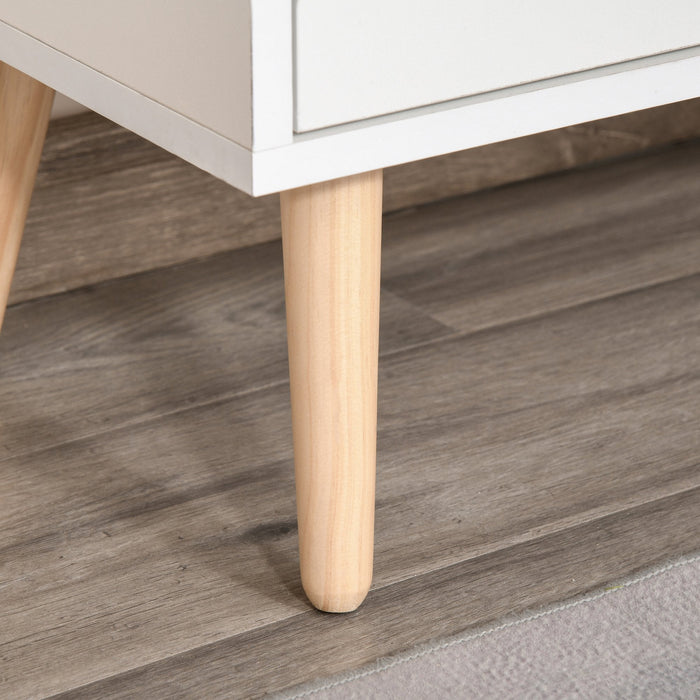 Scandi Inspired Floor Cabinet With Drawer