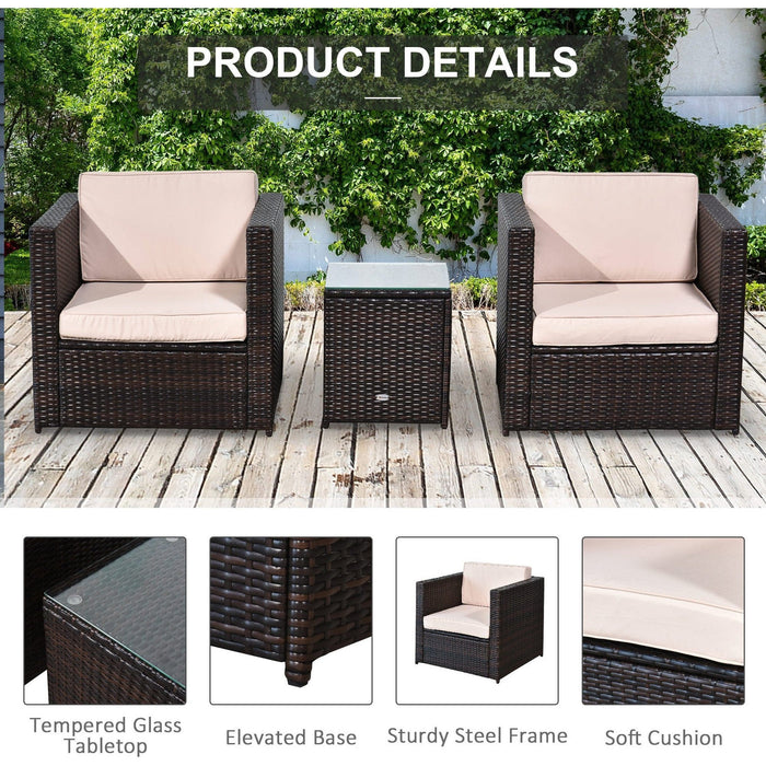 Rattan Bistro Set