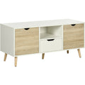 TV Unit Cabinet, up to 50", Storage, Natural Homcom