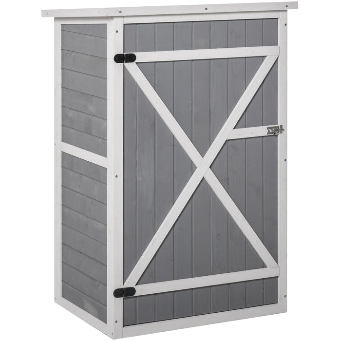 Small Wooden Garden Shed, 75 x 56 x 115 cm