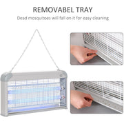 Electric Fly Mosquito Killer 30W, 60m2 Coverage, Freestanding Homcom