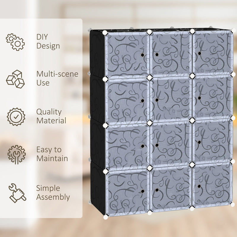 DIY Wardrobe, Plastic Modular Closet, Cabinet Cube