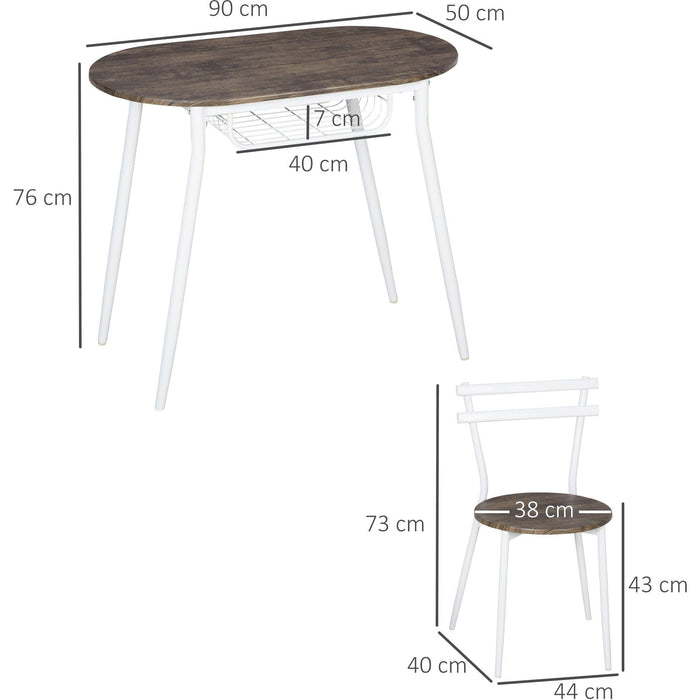 Small Dining Table and 2 Chairs