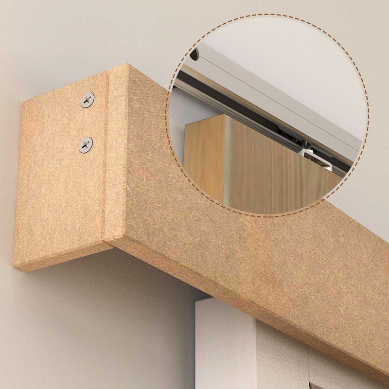 6.5FT Sliding Barn Door Hardware Kit