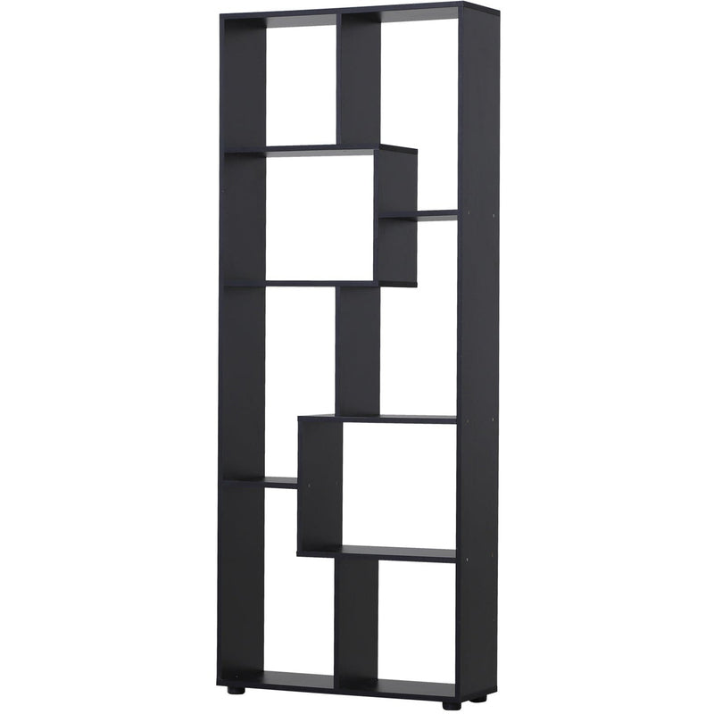 70cm Wide Bookcase, Modern Geometric Display Storage Unit