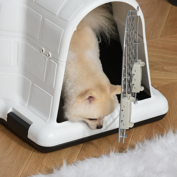 Foldable Heavy Duty Kennel with Double Doors