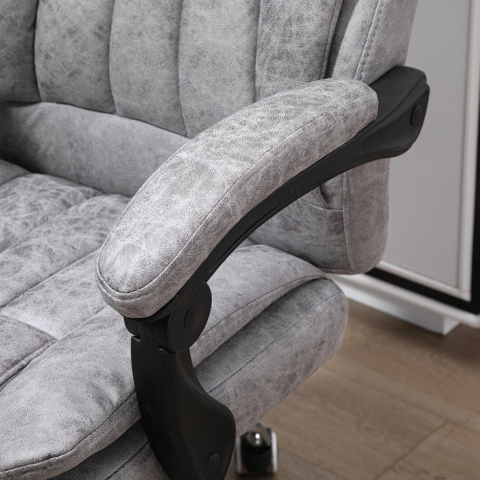 Vibrating Heat Massage Chair, Grey