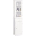 Tall Slim Bathroom Storage Cabinet, 171.5H x 40L x 27Wcm Kleankin