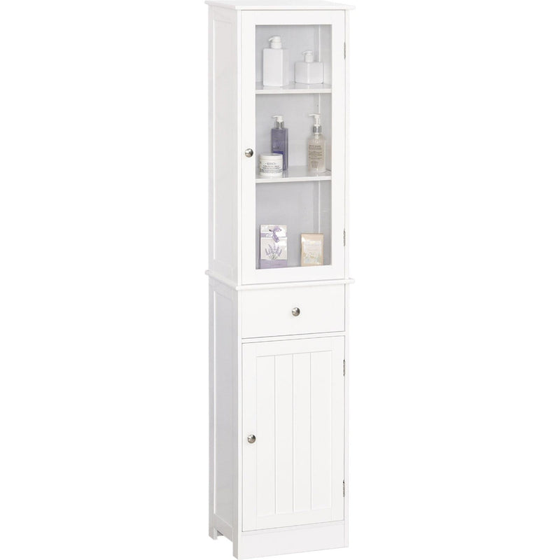 Tall Slim Bathroom Storage Cabinet, 171.5H x 40L x 27Wcm