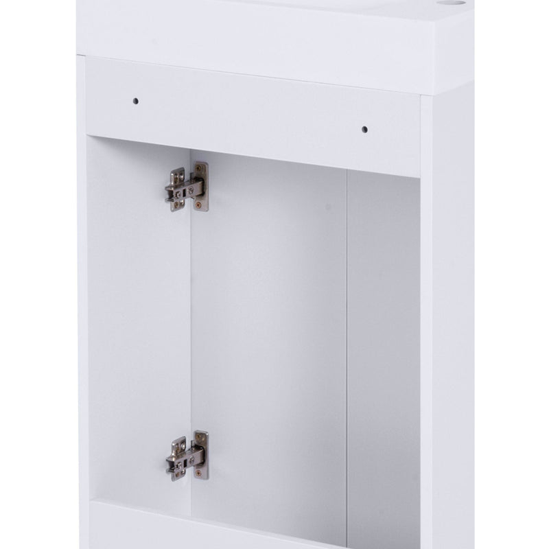 Under Sink Bathroom Vanity Unit With Ceramic Basin & Storage