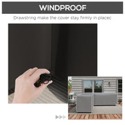 L Shaped Sofa Cover 250x250cm, Black