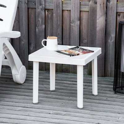 Garden Side Table Outsunny