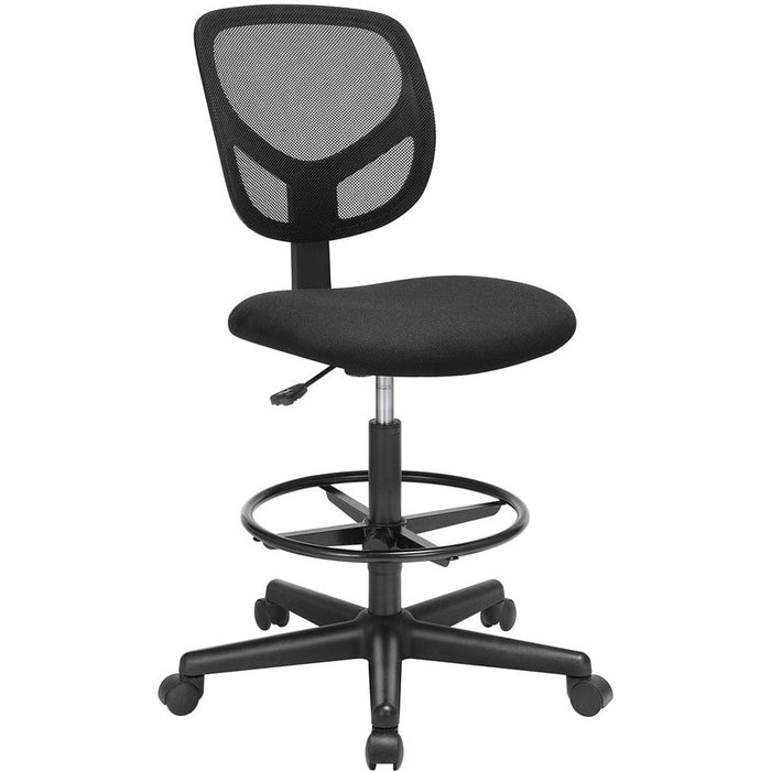 Mesh Drafting Stool Chair, Black