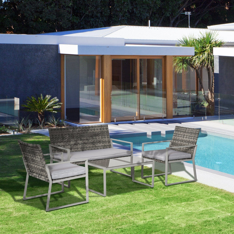 4 Seater Outdoor Sofa and Table