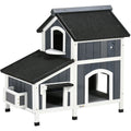 PawHut Outdoor Cat House, Grey PawHut