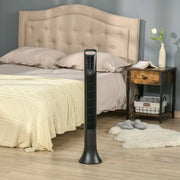 36" Tower Fan with Remote, 3 Speed, Oscillation, 7.5h Timer Homcom