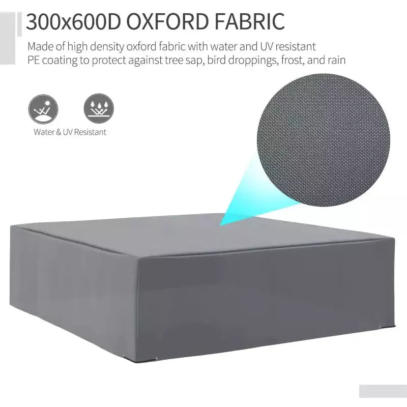 Large Garden Furniture Cover, 225 x 210 x 70cm