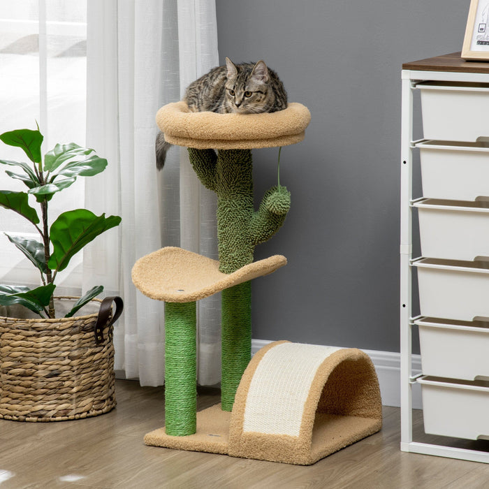 PawHut Cat Tree And Activity Tower