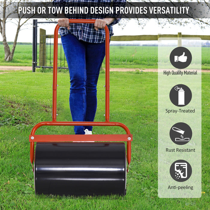 Push/Tow Lawn Roller, 38L Sand or Water