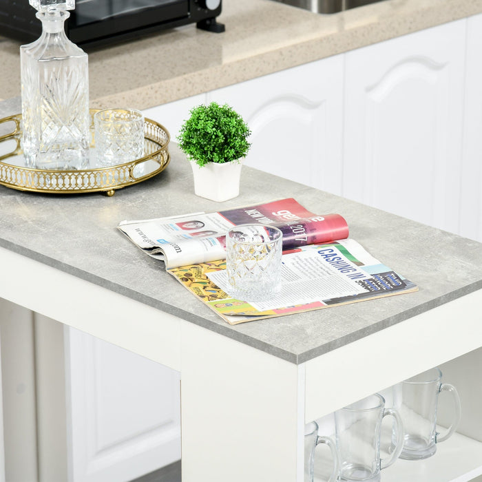 Small Kitchen Table With Shelves