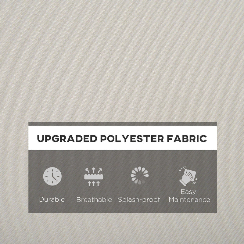 7pc Rattan Furniture Outdoor Cushion Pad Set