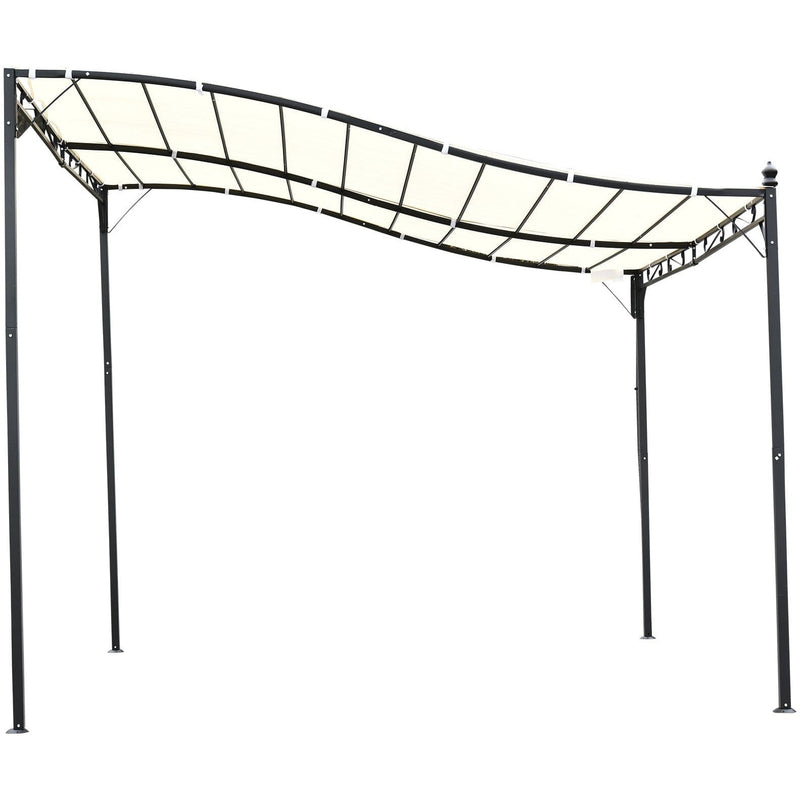 3x3m Elegant Metal Pergola Canopy