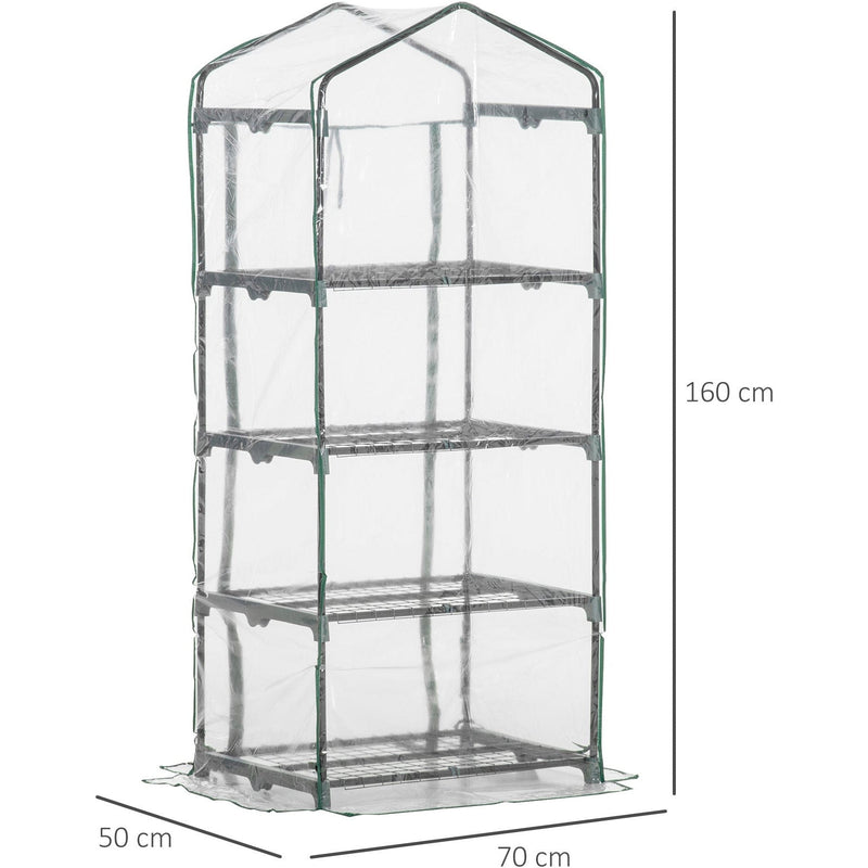 Mini Greenhouse - Plants & Veggies - 160x70x50 cm - Clear