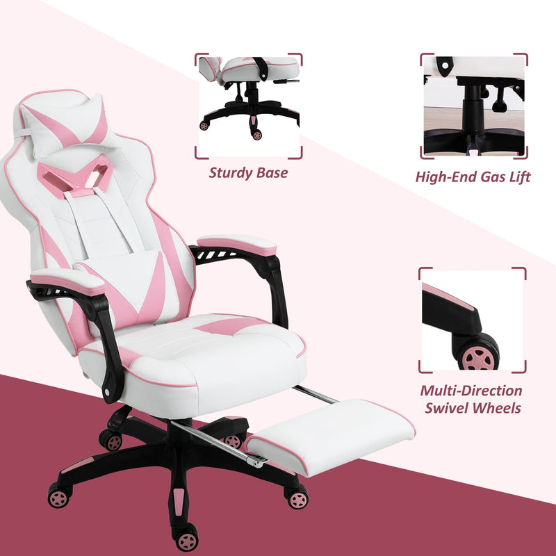 Racing Gaming Chair Pink