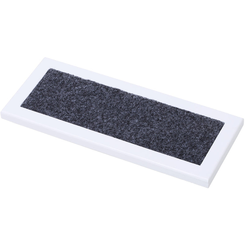 3-Step Carpeted Pet Ramp, White