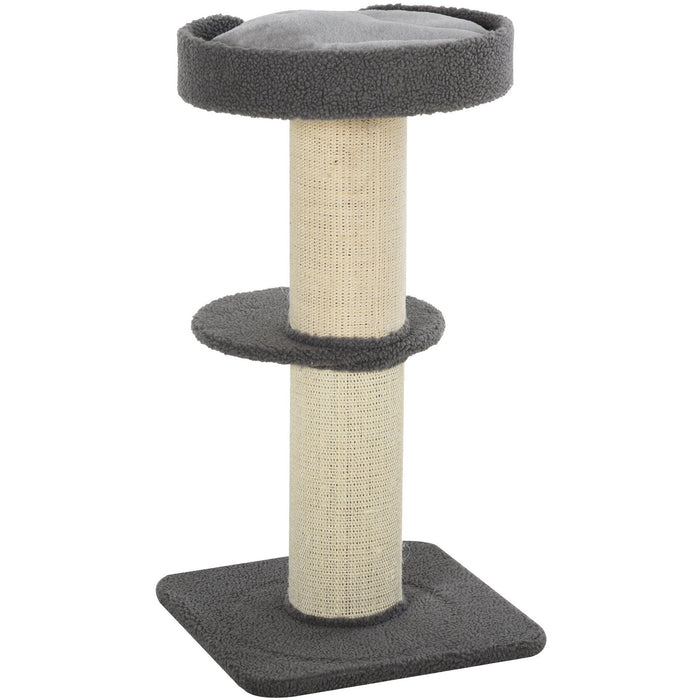 91cm Cat Tree, Sisal Post, Play Tower, Perch, Lamb Cashmere