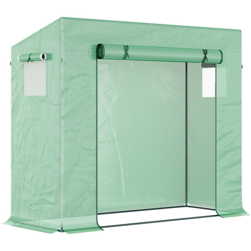 Small Garden Greenhouse Tent, L198xW77xH149-168cm