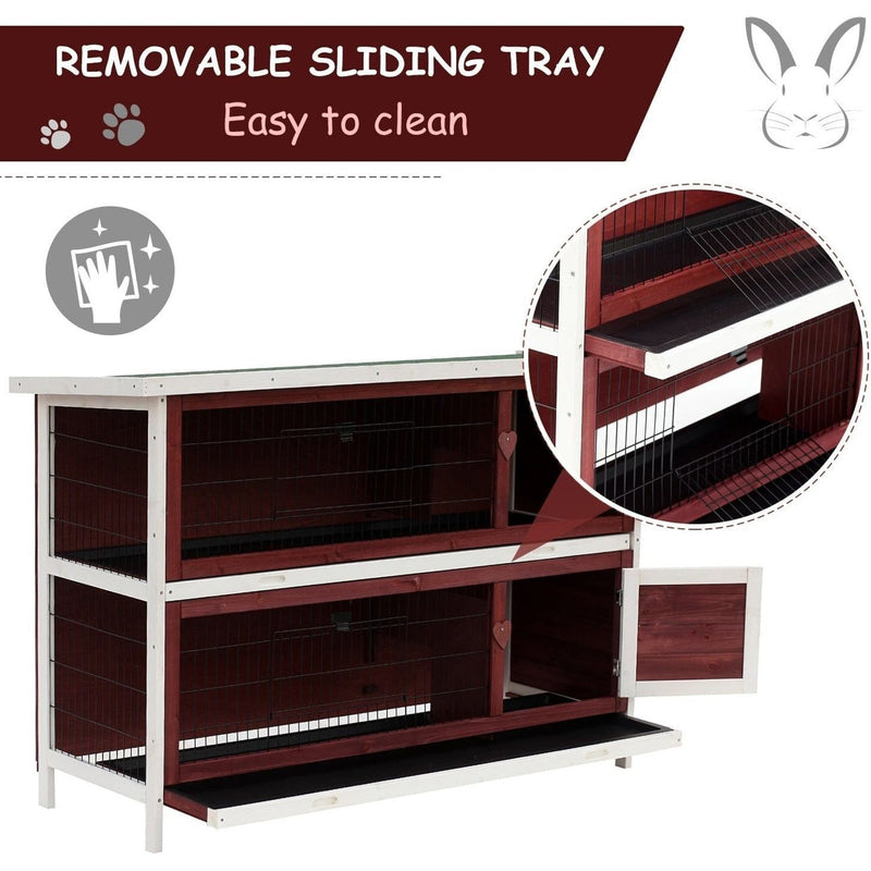 Large Wooden Rabbit Hutch
