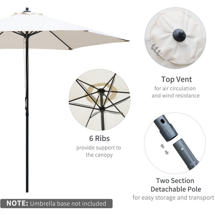 2.8m Outdoor Patio Parasols