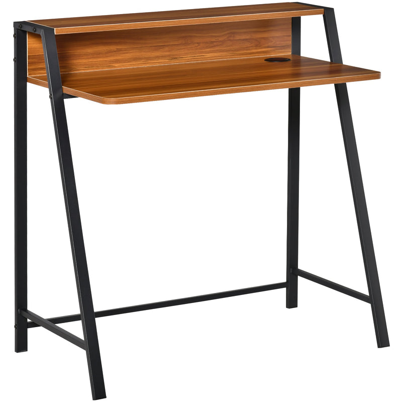 Home Office Computer Desk with Storage Shelf