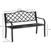 Antique Cast Iron Bench Outsunny