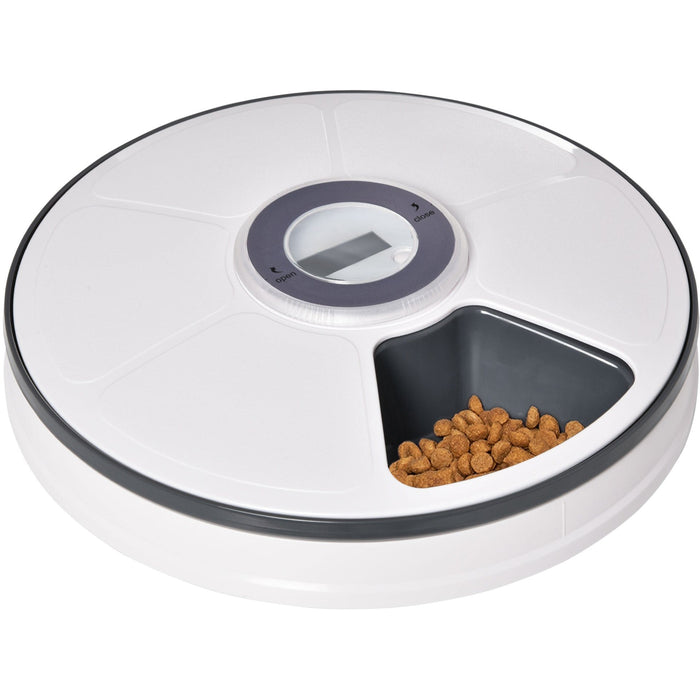 6 Meal Automatic Pet Feeder With Digital Timer, LED Display