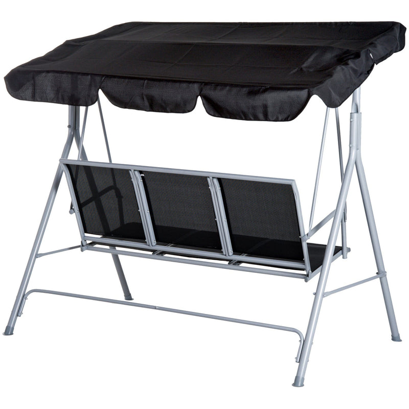 3 Seater Swing Chair Outsunny