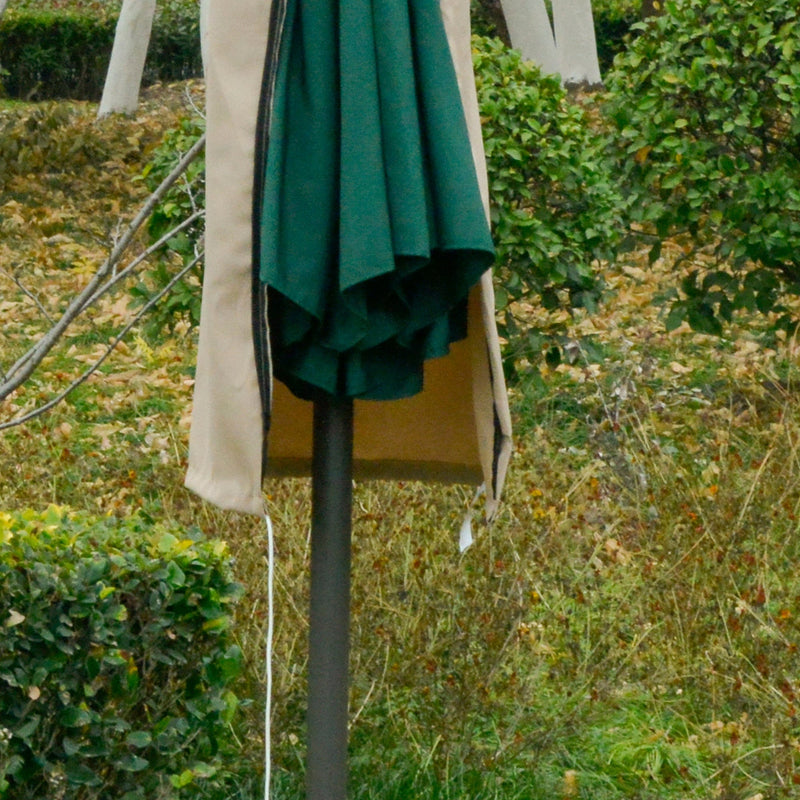 Outdoor Cantilever Umbrella Cover with Zipper Outsunny