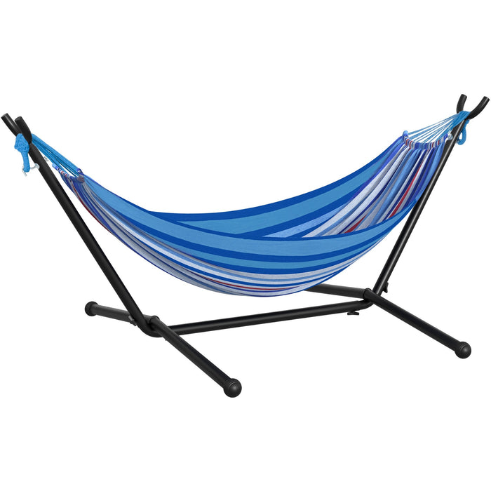 Camping Hammock with Stand, Bag, Adjustable, 120kg Load