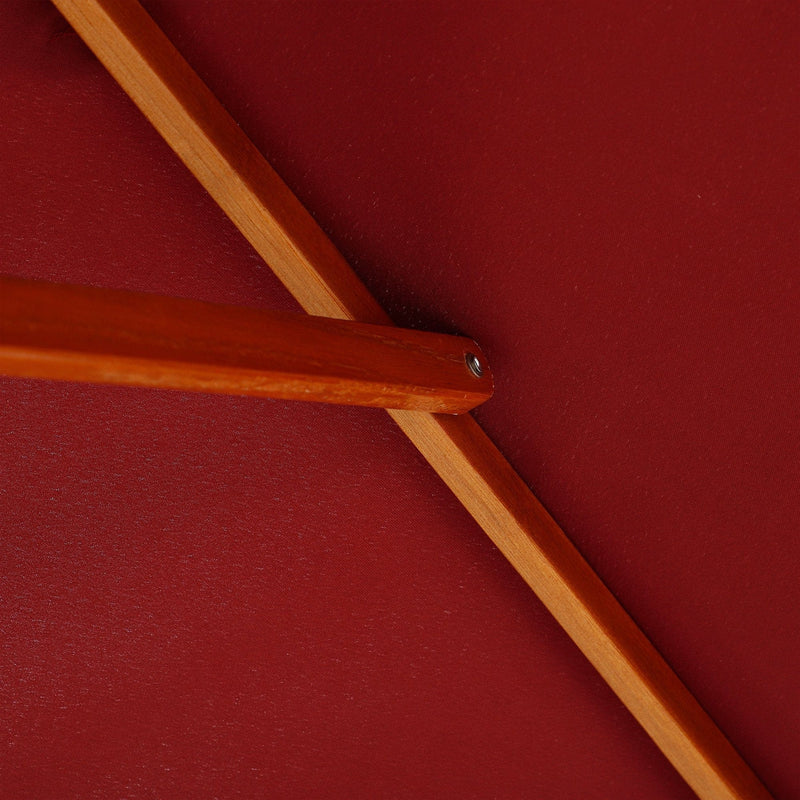 2m Outdoor Tilting Parasol Umbrella, Garden Sun Shade