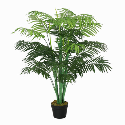 125cm Artificial Palm, 18 Leaves, Nursery Pot, Indoor/Outdoor Homcom