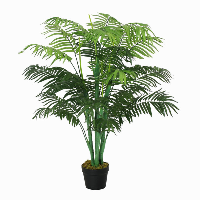 125cm Artificial Palm, 18 Leaves, Nursery Pot, Indoor/Outdoor