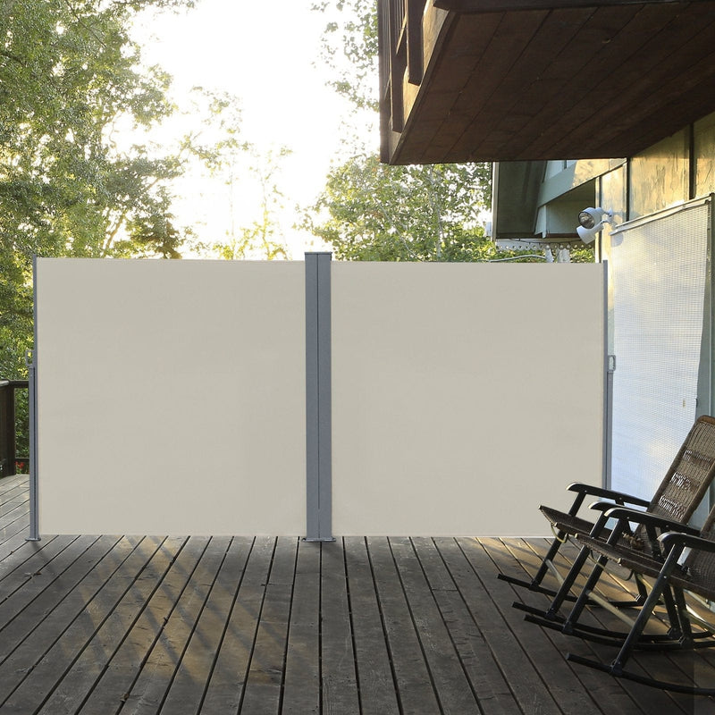 Double Pull Out Side Awning, 6 x 2m